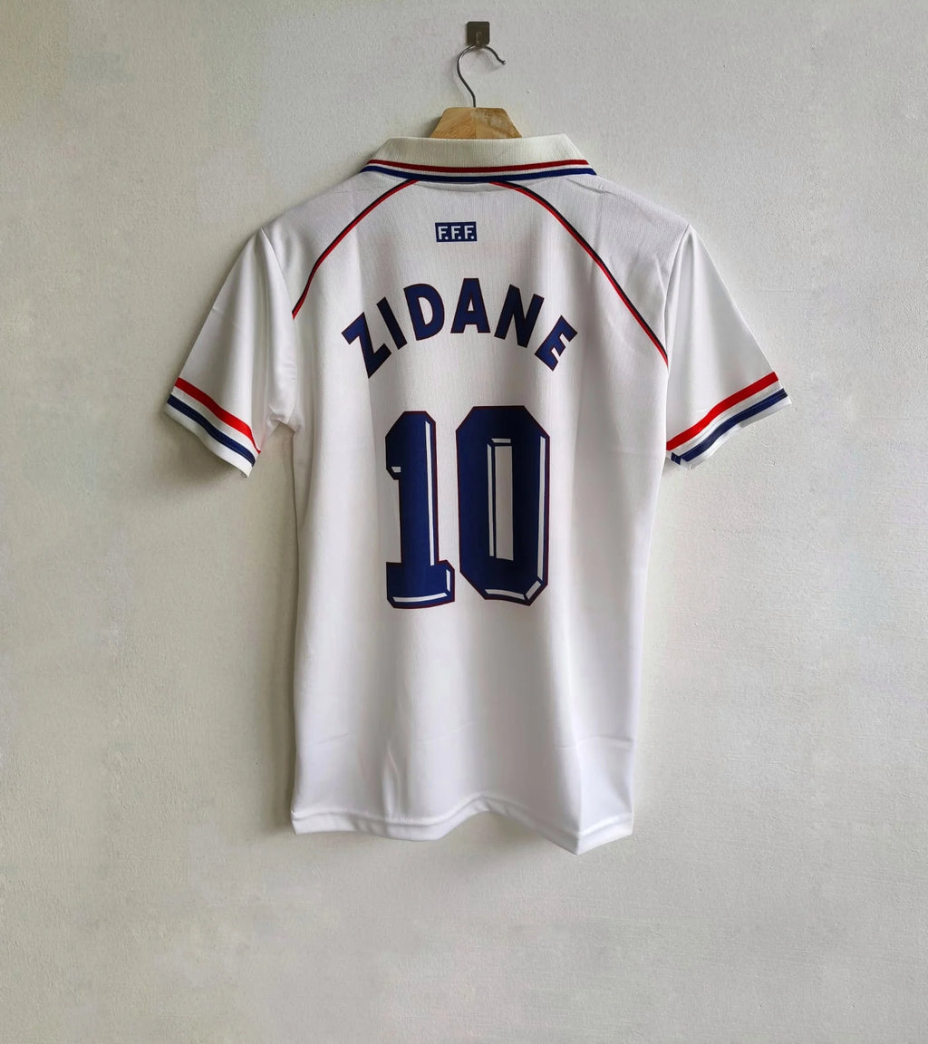 Zidane 1998 WC Retro France Away Jersey